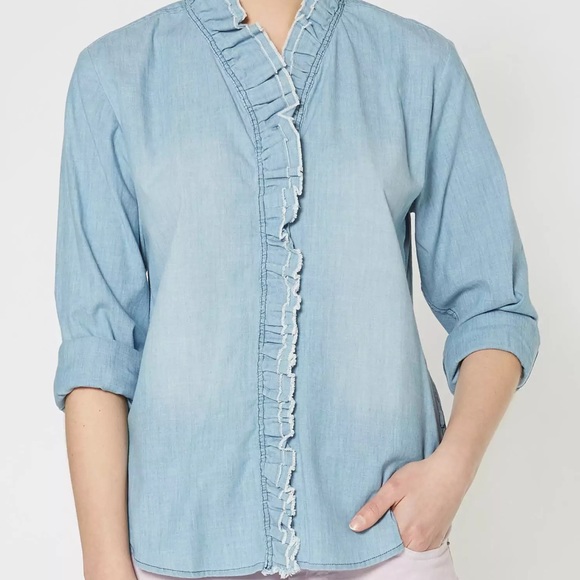 🦋 Isabel Marant Étoile Awendy Button Down Blouse - Picture 12 of 15